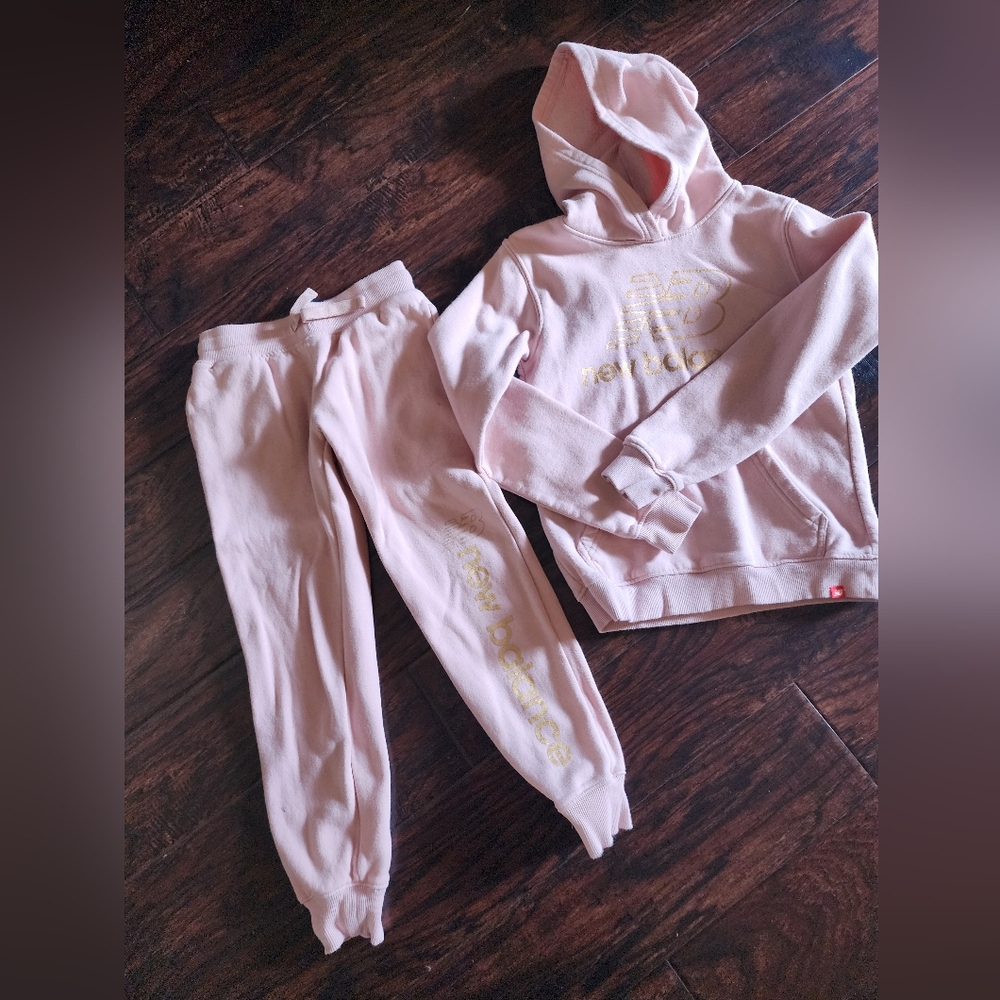 Pink New Balance Joggers and Hoodie